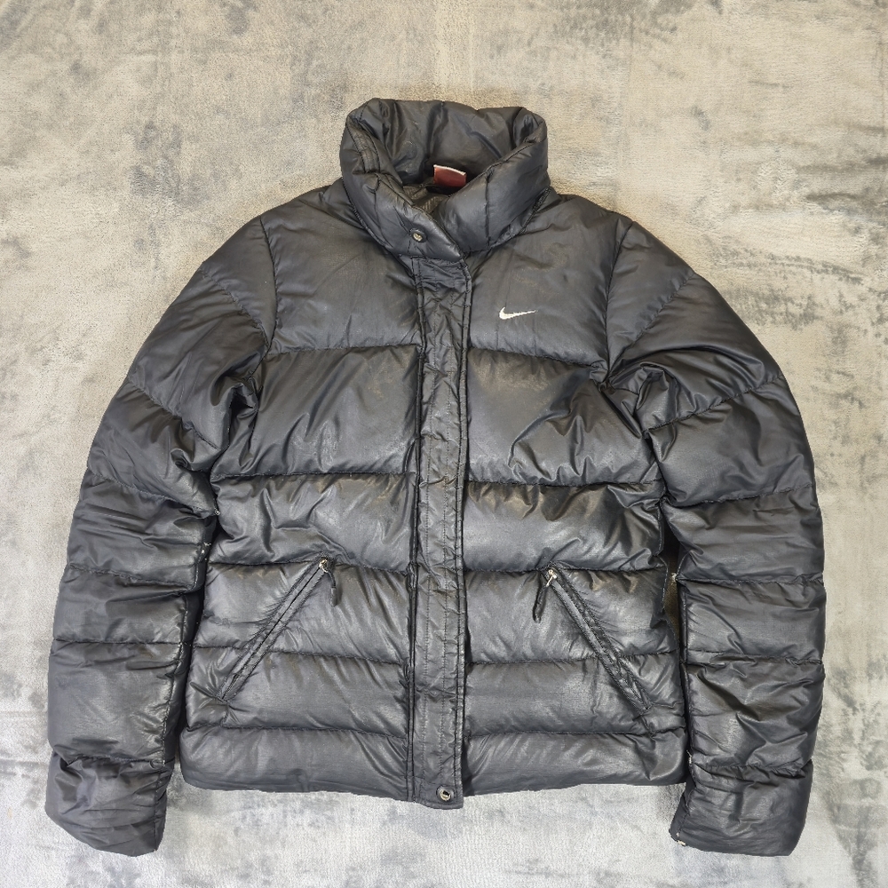 Vintage Y2K The Athletic Dept Nike Goose Down Puffer Jacket Woman's Size Medium
